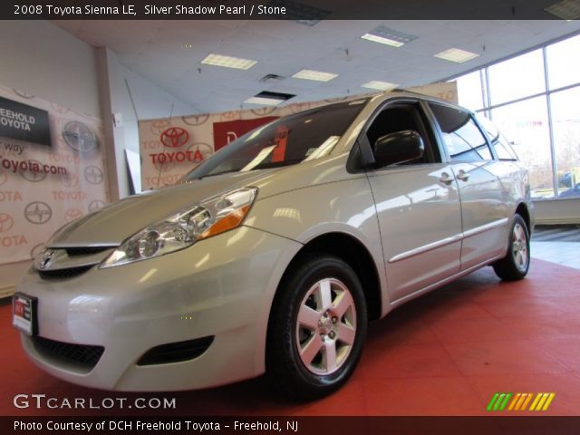 2008 Toyota Sienna LE in Silver Shadow Pearl