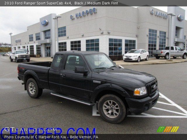 2010 Ford Ranger Sport SuperCab 4x4 in Black