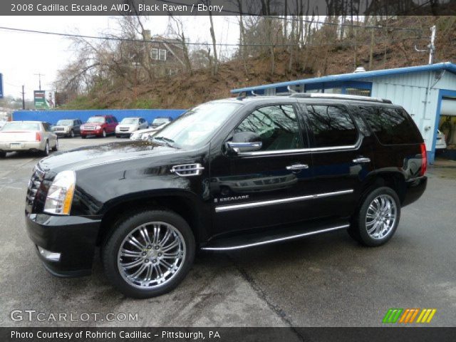 2008 Cadillac Escalade AWD in Black Raven