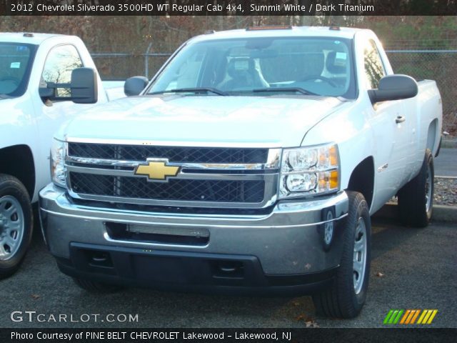 2012 Chevrolet Silverado 3500HD WT Regular Cab 4x4 in Summit White