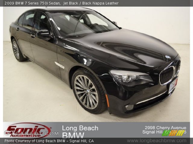 2009 BMW 7 Series 750i Sedan in Jet Black