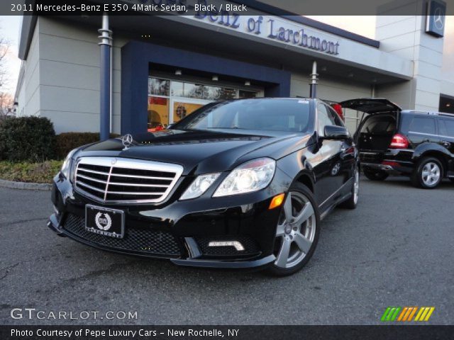 2011 Mercedes-Benz E 350 4Matic Sedan in Black