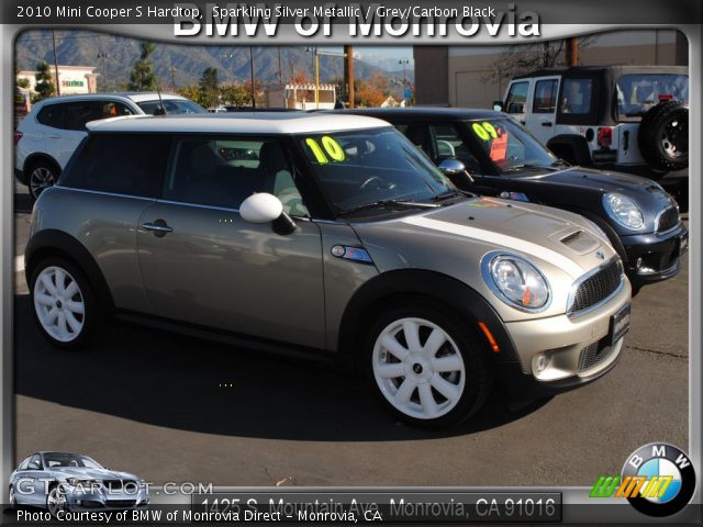 2010 Mini Cooper S Hardtop in Sparkling Silver Metallic