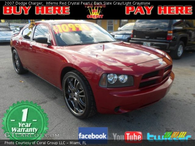 2007 Dodge Charger  in Inferno Red Crystal Pearl