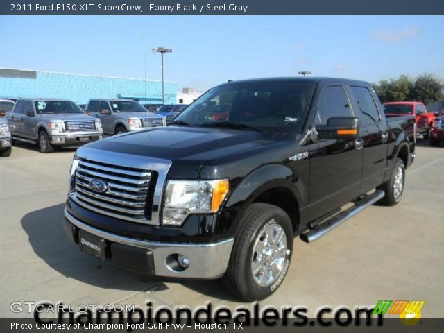 2011 Ford F150 XLT SuperCrew in Ebony Black