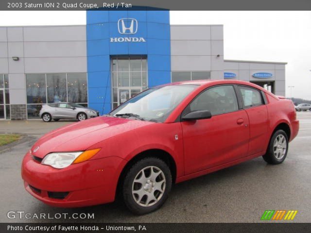 2003 Saturn ION 2 Quad Coupe in Red