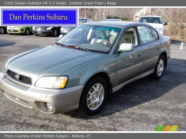 2003 Subaru Outback H6 3.0 Sedan in Seamist Green Pearl