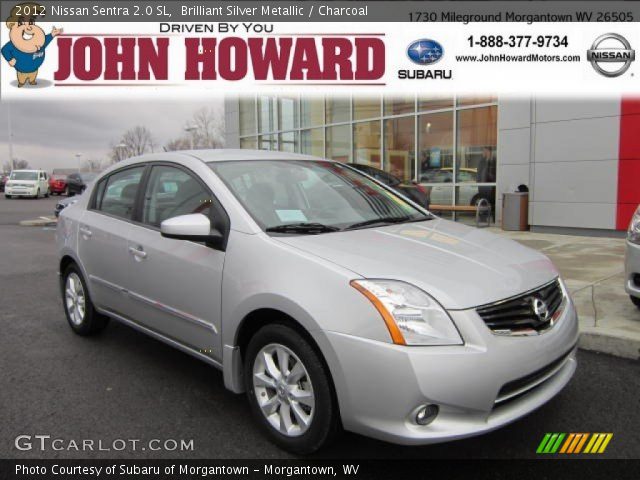 2012 Nissan Sentra 2.0 SL in Brilliant Silver Metallic