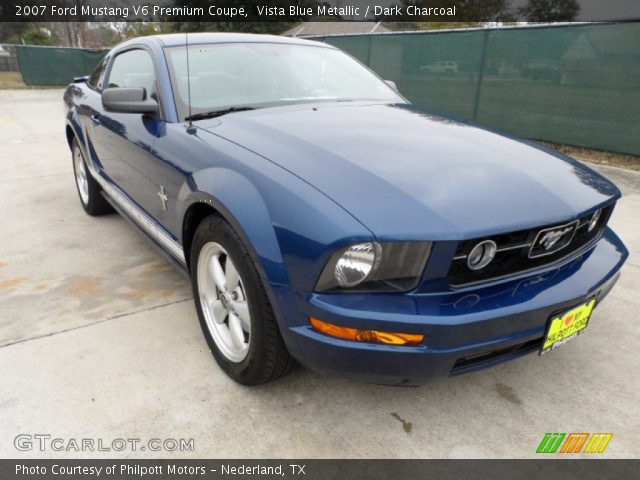 2007 Ford Mustang V6 Premium Coupe in Vista Blue Metallic