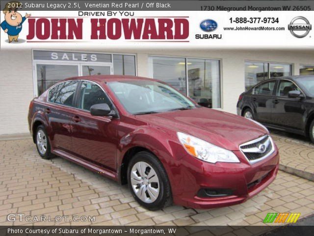 2012 Subaru Legacy 2.5i in Venetian Red Pearl