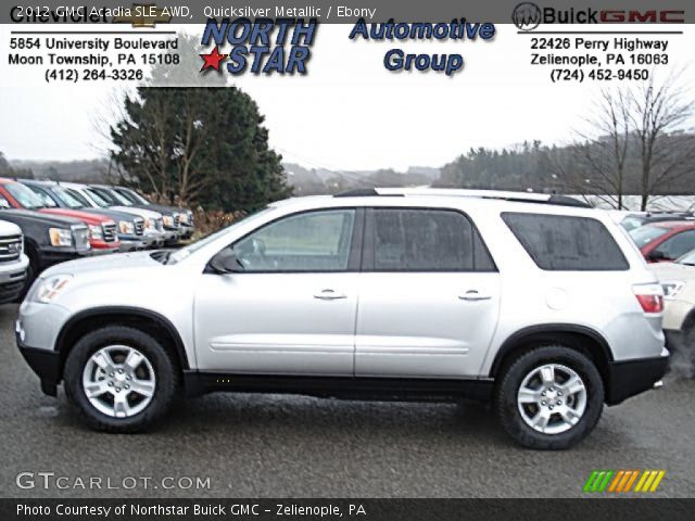 2012 GMC Acadia SLE AWD in Quicksilver Metallic