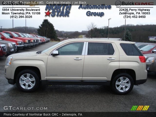 2012 GMC Terrain SLE AWD in Gold Mist Metallic