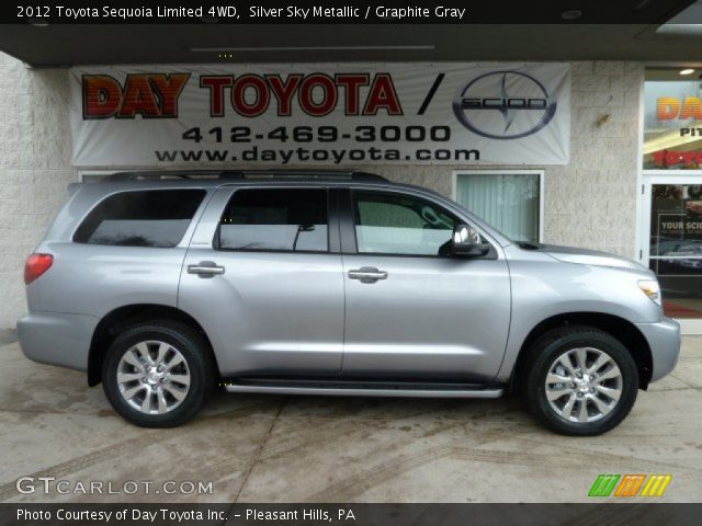2012 Toyota Sequoia Limited 4WD in Silver Sky Metallic