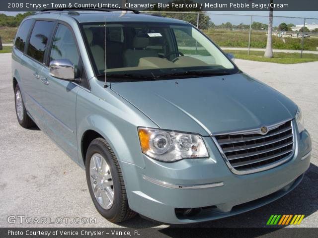 2008 Chrysler Town & Country Limited in Clearwater Blue Pearlcoat