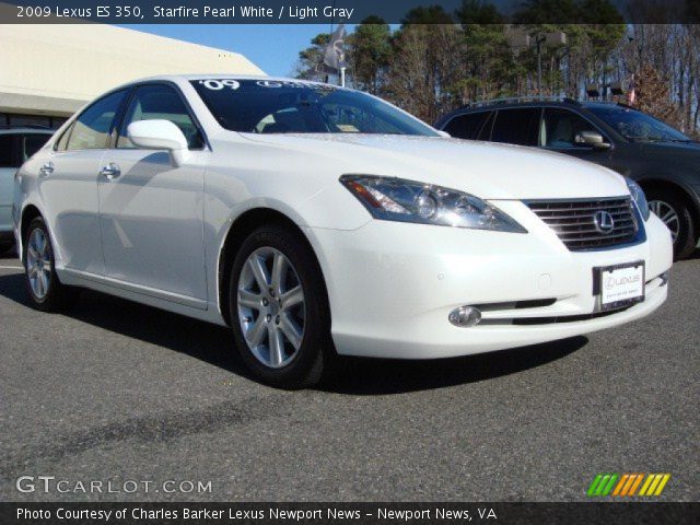 2009 Lexus ES 350 in Starfire Pearl White