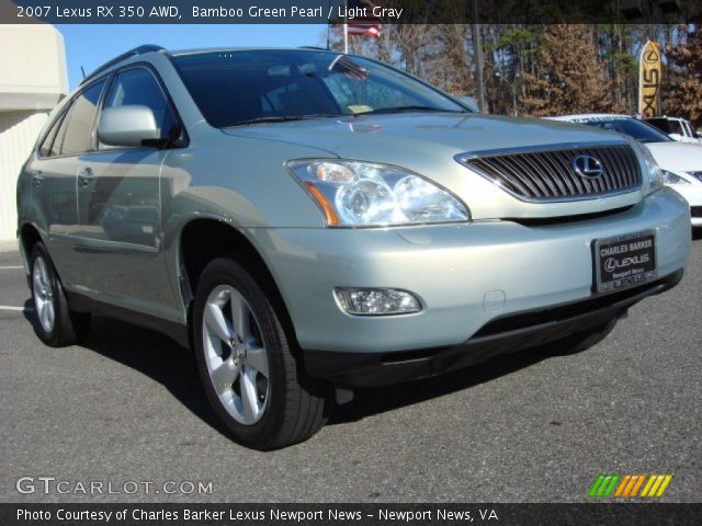 2007 Lexus RX 350 AWD in Bamboo Green Pearl