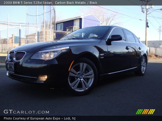 2009 BMW 5 Series 528xi Sedan in Carbon Black Metallic