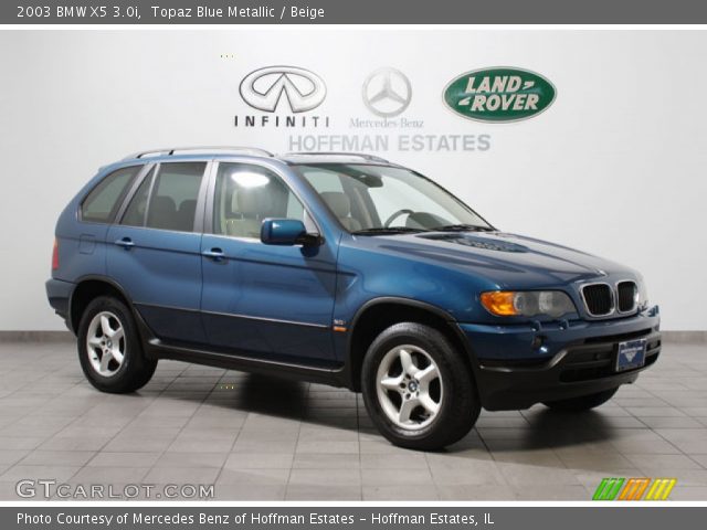 2003 BMW X5 3.0i in Topaz Blue Metallic