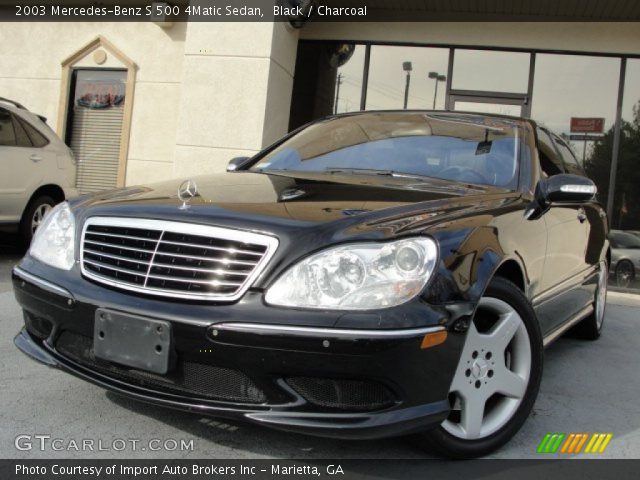 2003 Mercedes-Benz S 500 4Matic Sedan in Black