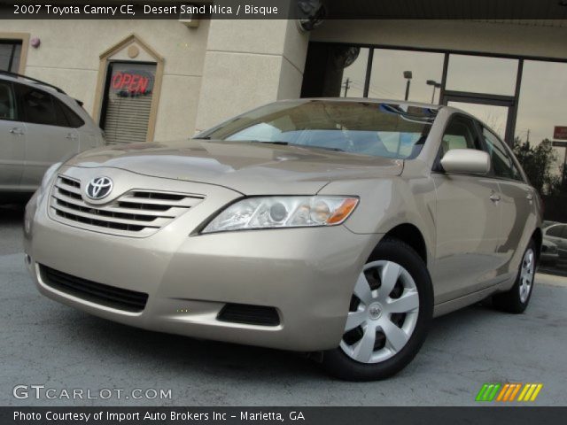 2007 Toyota Camry CE in Desert Sand Mica