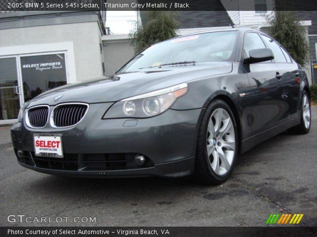 2005 BMW 5 Series 545i Sedan in Titanium Grey Metallic