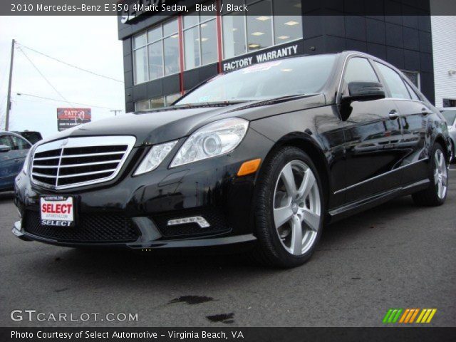 2010 Mercedes-Benz E 350 4Matic Sedan in Black