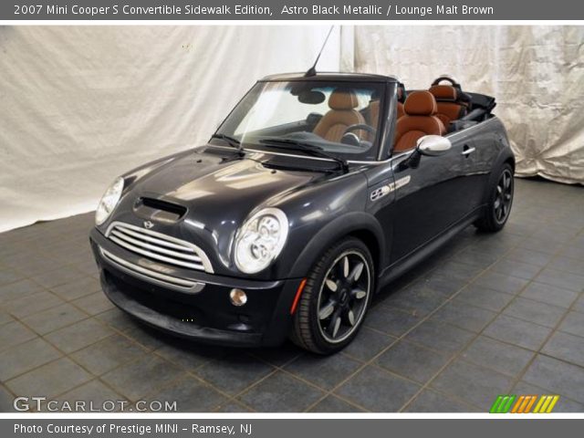 2007 Mini Cooper S Convertible Sidewalk Edition in Astro Black Metallic