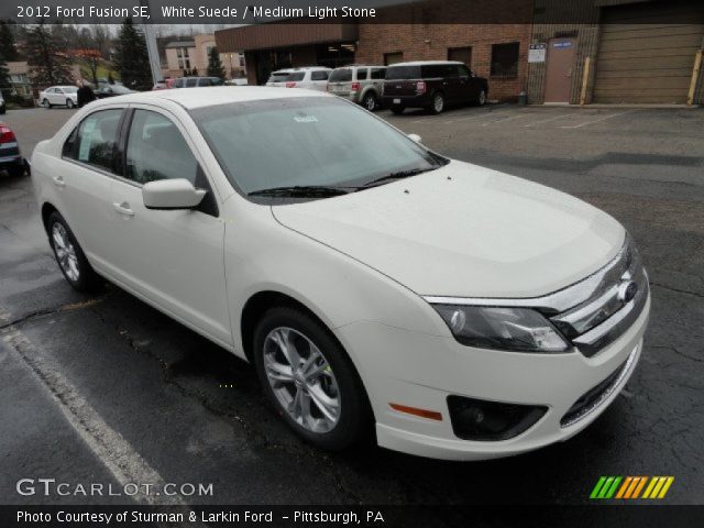 2012 Ford Fusion SE in White Suede