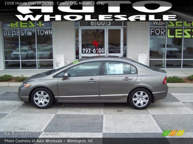2008 Honda Civic LX Sedan in Galaxy Gray Metallic