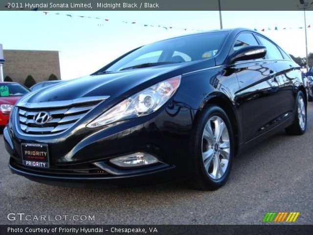 2011 Hyundai Sonata Limited in Midnight Black