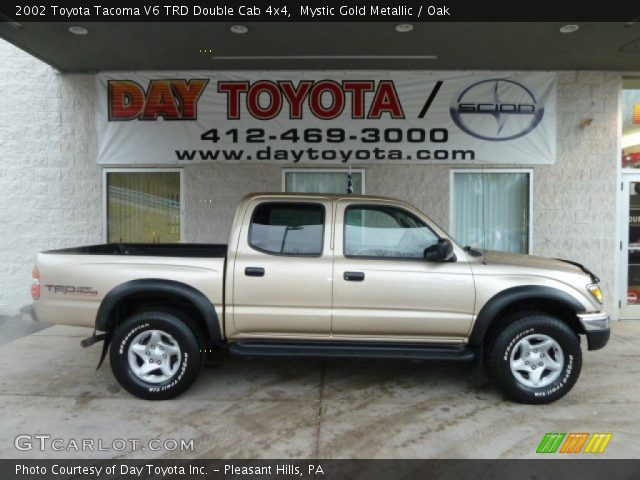 2002 Toyota Tacoma V6 TRD Double Cab 4x4 in Mystic Gold Metallic