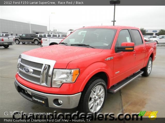 2012 Ford F150 Lariat SuperCrew in Race Red