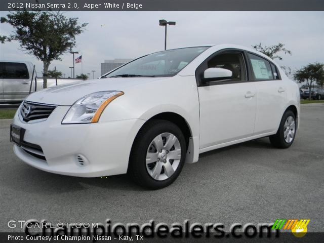 2012 Nissan Sentra 2.0 in Aspen White