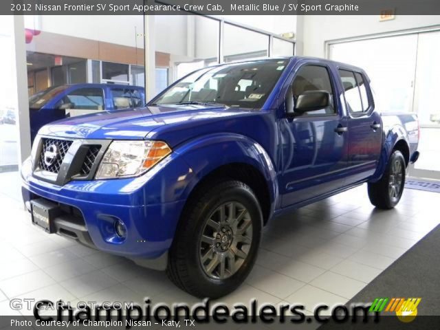 2012 Nissan Frontier SV Sport Appearance Crew Cab in Metallic Blue