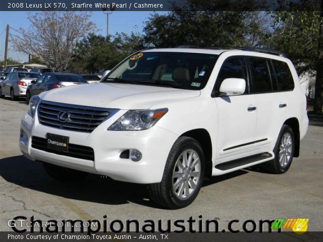 2008 Lexus LX 570 in Starfire White Pearl
