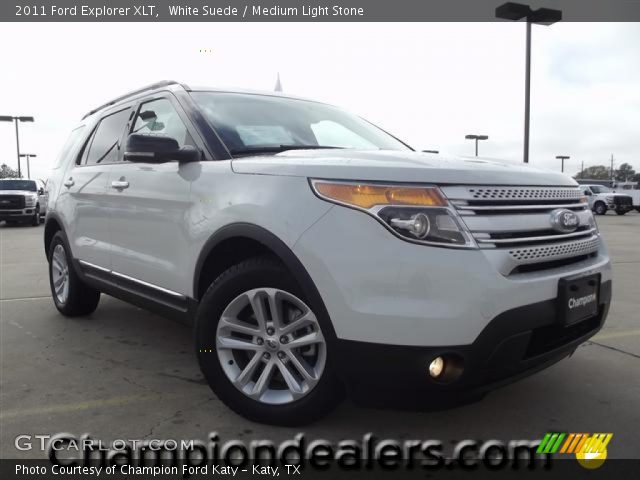 2011 Ford Explorer XLT in White Suede