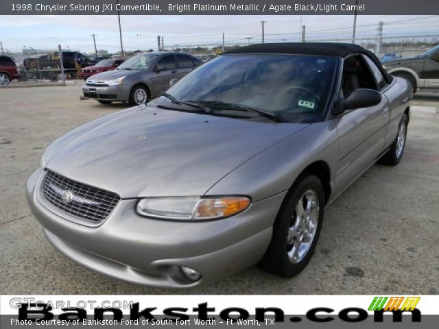 1998 Chrysler Sebring JXi Convertible in Bright Platinum Metallic