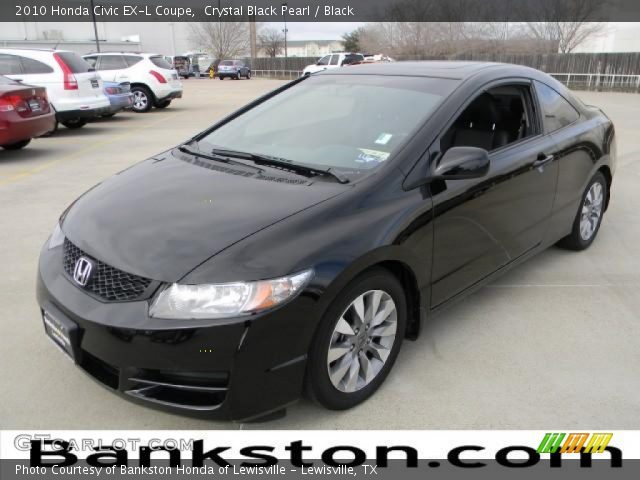 2010 Honda Civic EX-L Coupe in Crystal Black Pearl