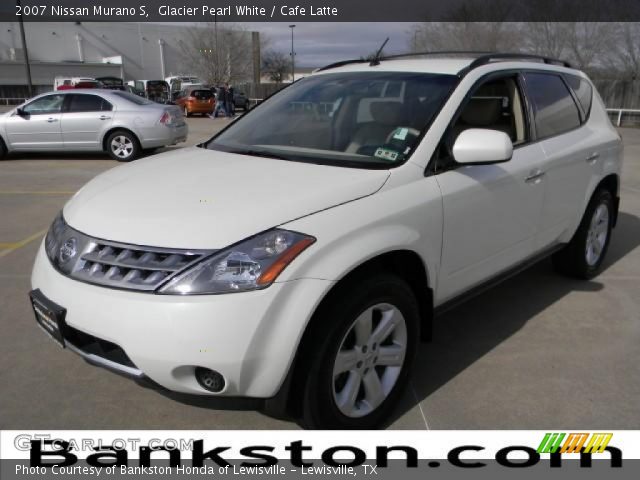 2007 Nissan Murano S in Glacier Pearl White