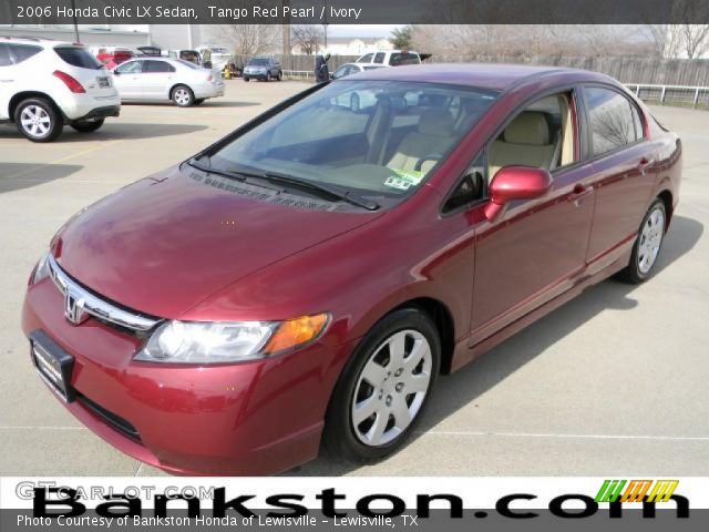 2006 Honda civic lx tango red pearl