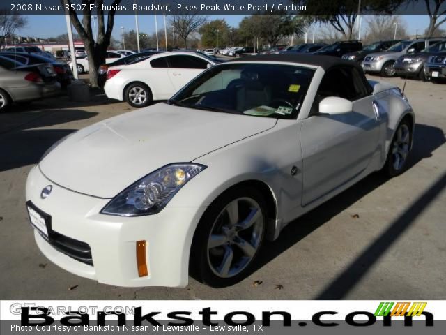 2008 Nissan 350Z Enthusiast Roadster in Pikes Peak White Pearl
