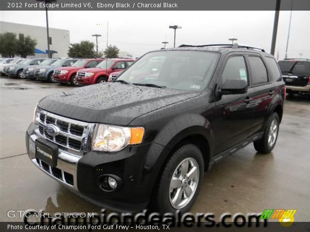 2012 Ford Escape Limited V6 in Ebony Black