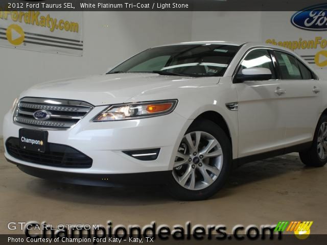 2012 Ford Taurus SEL in White Platinum Tri-Coat