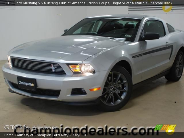 2012 Ford Mustang V6 Mustang Club of America Edition Coupe in Ingot Silver Metallic