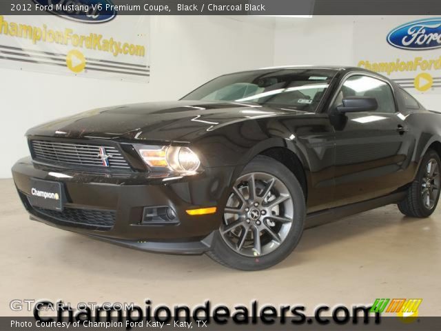 2012 Ford Mustang V6 Premium Coupe in Black