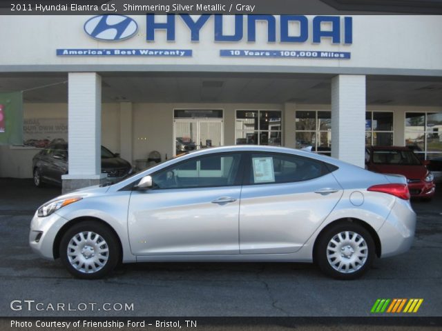 2011 Hyundai Elantra GLS in Shimmering Silver Metallic