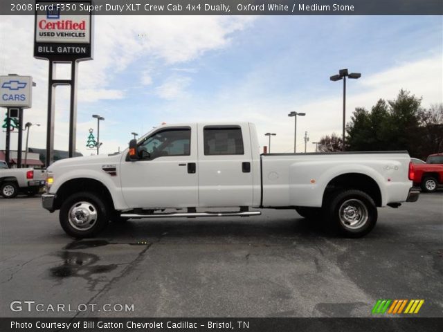 2008 Ford F350 Super Duty XLT Crew Cab 4x4 Dually in Oxford White