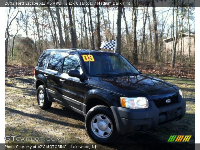 2003 Ford Escape XLS V6 4WD in Black Clearcoat