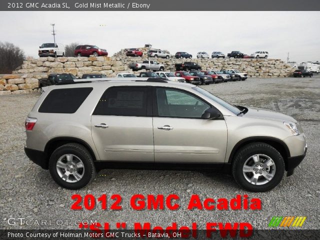 2012 GMC Acadia SL in Gold Mist Metallic