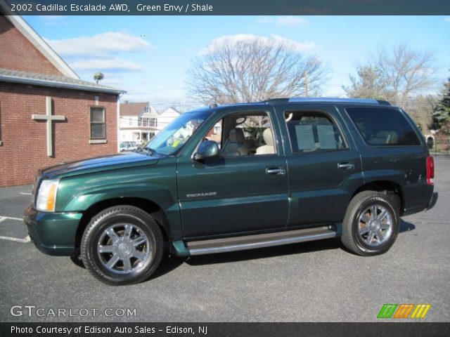 2002 Cadillac Escalade AWD in Green Envy
